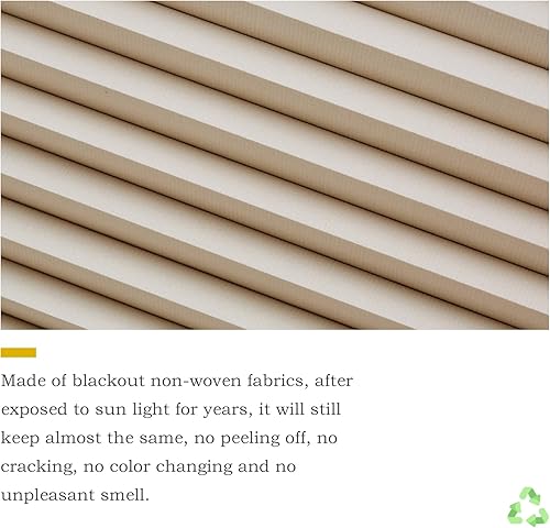 Miniatura 6 de MYshade Persianas celulares opacas y sin cordones, con diseño de panal para ventanas de interior, persianas de oscurecimiento de habitación, para