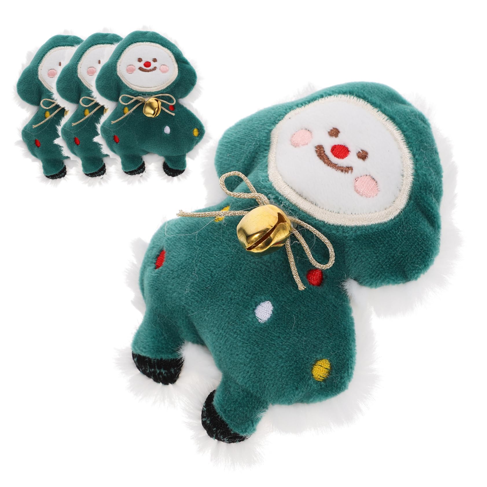 HANABASS 16pièces Jouets Peluche pour Chat Jouets à Mâcher Herbe à Chat pour Noël Interactifs Et Amusants pour Chaton