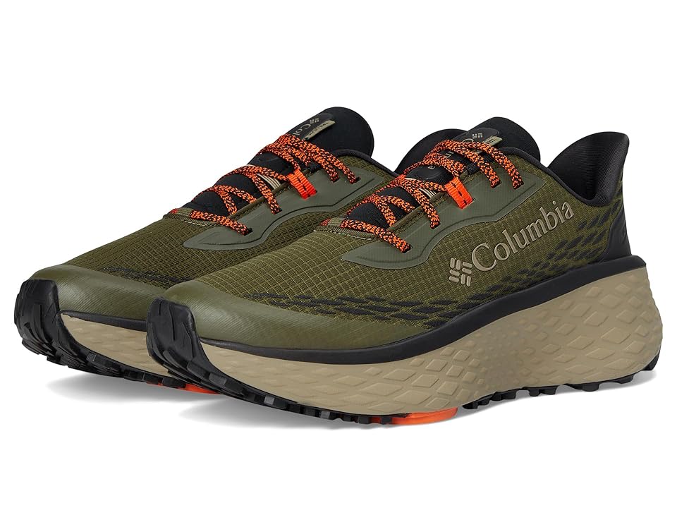 UPC 198711341816 product image for Columbia Konos Trillium ATR Men's Shoes Nori/Tangy Orange : 8 D - Medium, Textil | upcitemdb.com