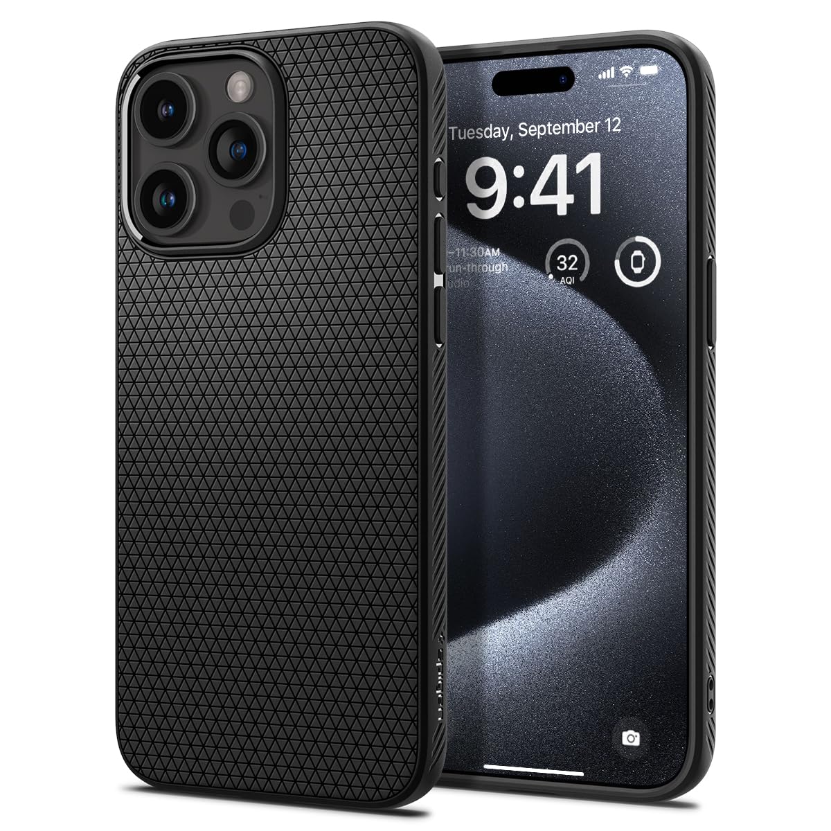Spigen Liquid Air Back Cover Case Compatible with iPhone 15 Pro (TPU
