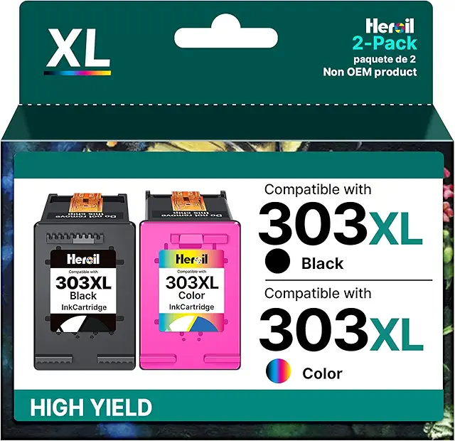 Cartuccia HP 303 XL Nero e Colore 2-Pack per HP Envy Photo e Tango X
