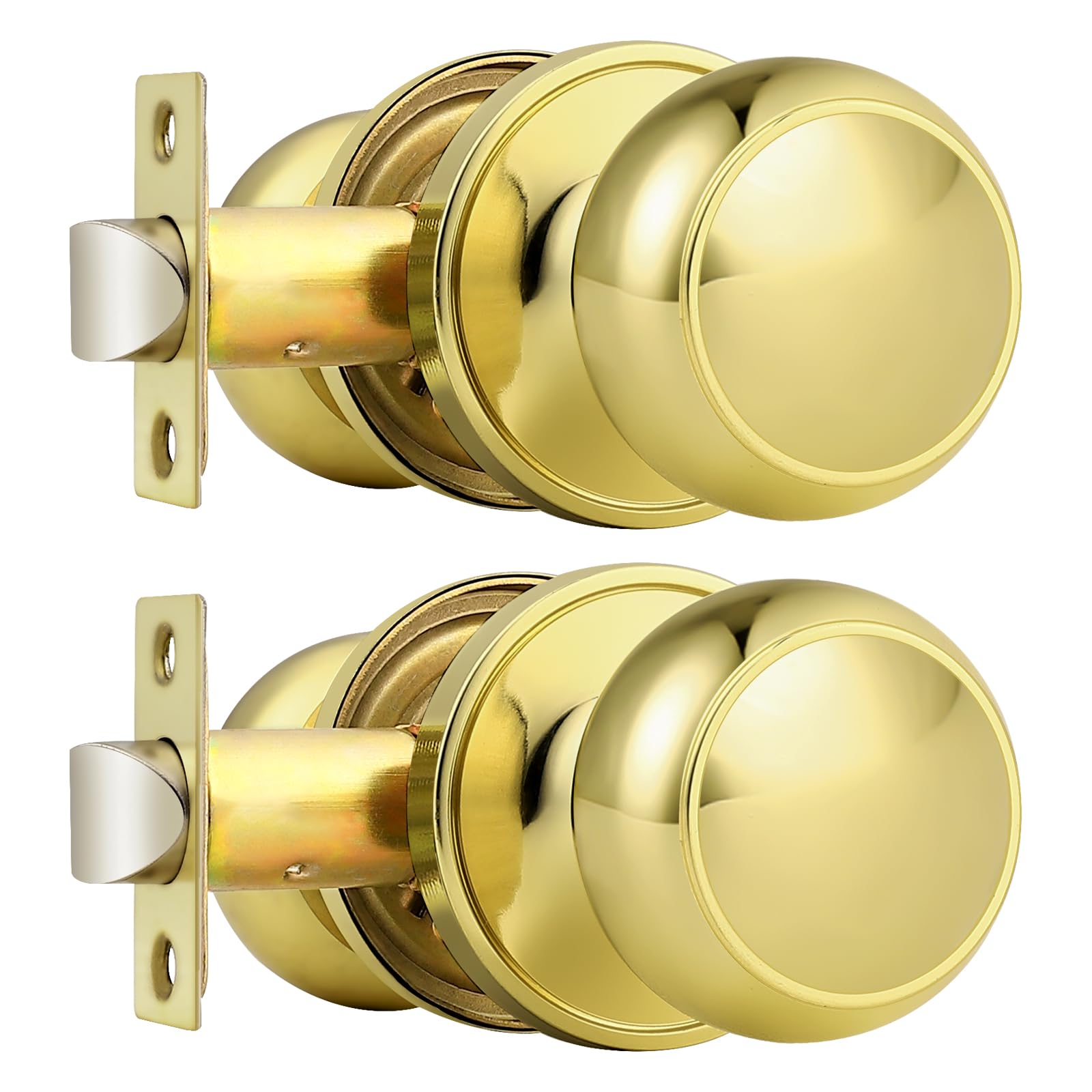 Probrico Gold Dummy Door Knobs - 2 Pack -32