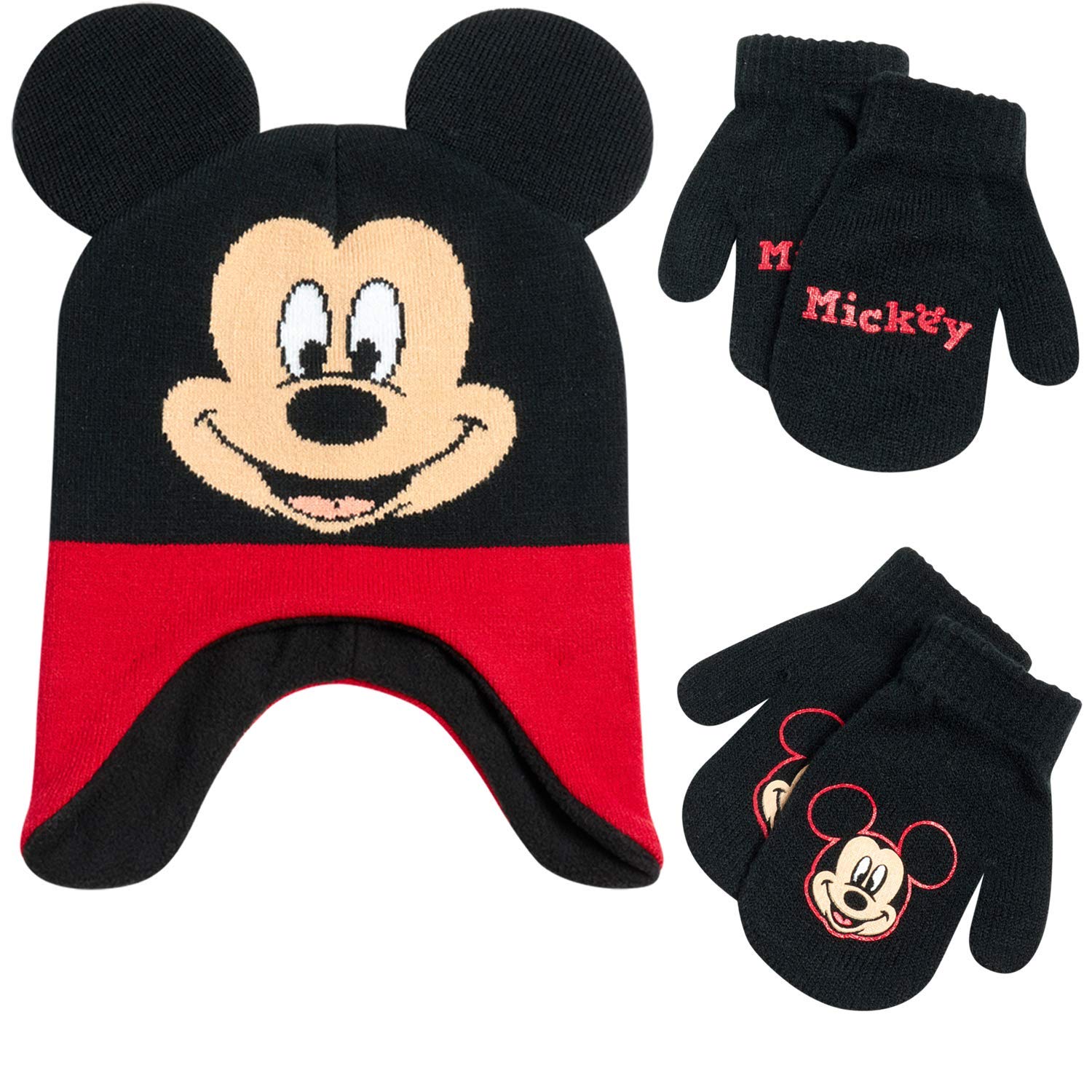 Guantes y gorro de Mickey Mouse Disney para niños de 2 a 4 años 8