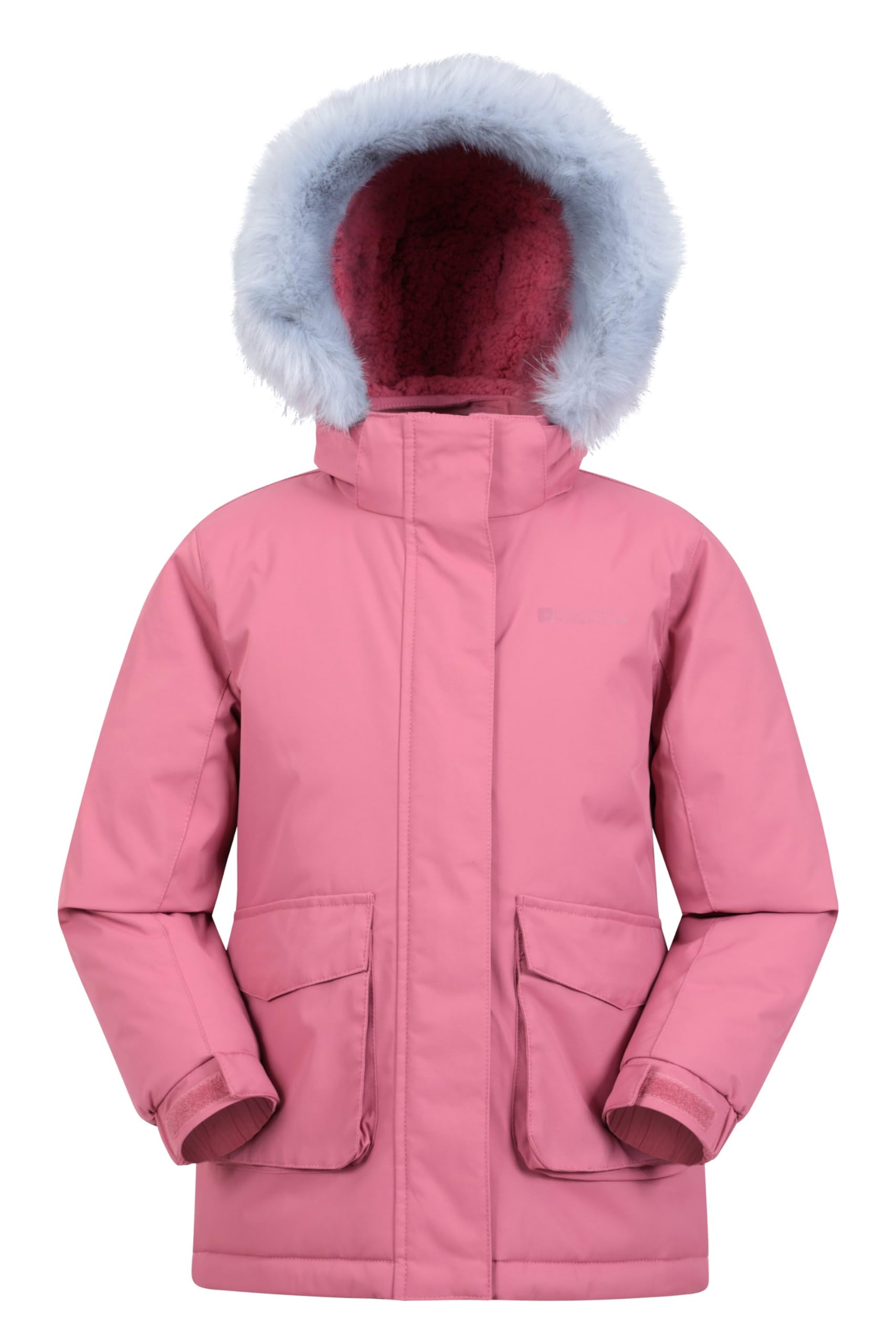 Mountain Warehouse Ranger Plain Kids Water Resistant Jacket Pink 5-6y