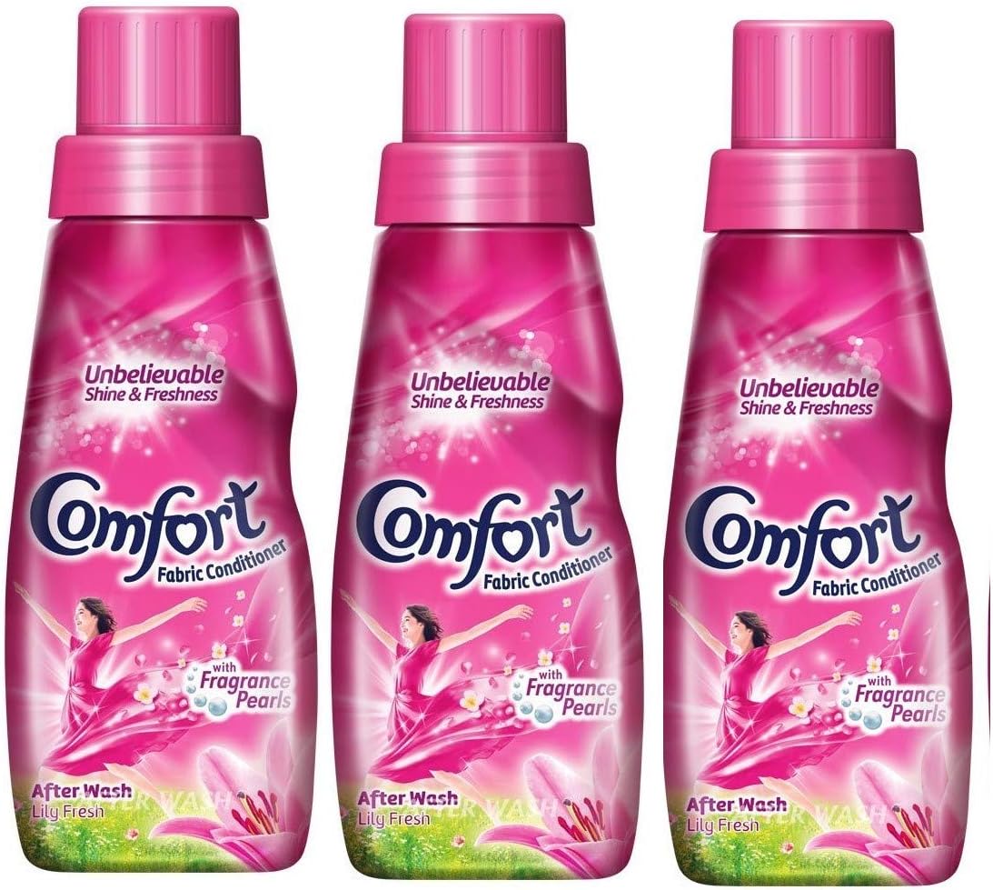 After Wash Lily Fresh Fabric Conditioner - 220 ml (Pack of 3)