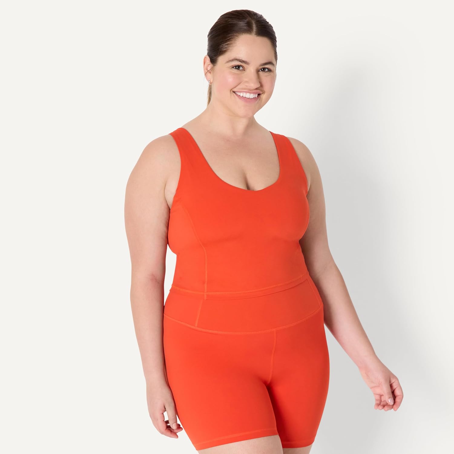 Amazon Essentials Women's Active FormFlex Buttery Soft Light Support Crop Tank with Bra - Image 7