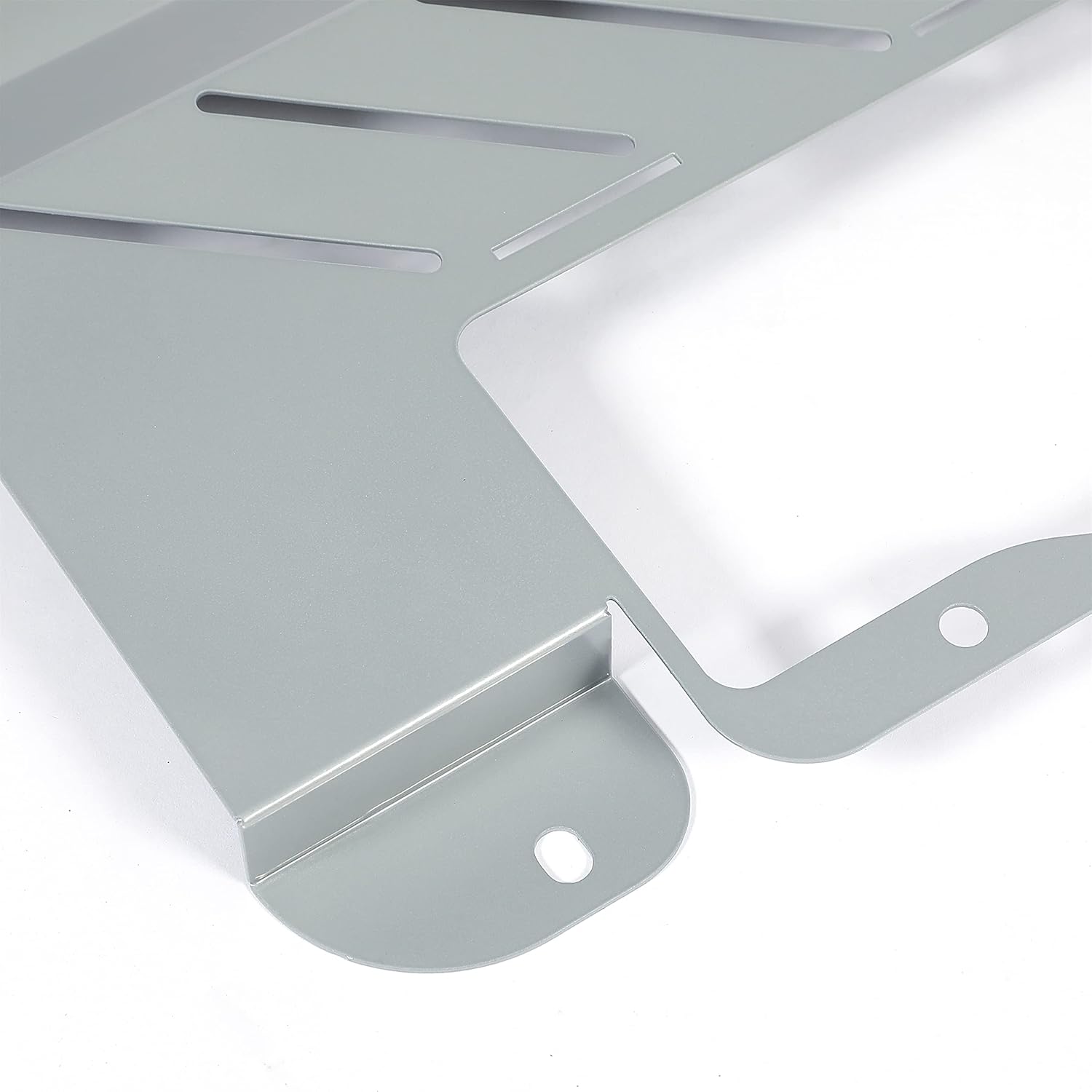 HECASA Engine Splash Shield Compatible with 2007-2015 Infiniti G35 G37 Q40 Q60 2009-2019 Nissan 370Z Under Tray Cover Skid Plate Silvery Aluminum