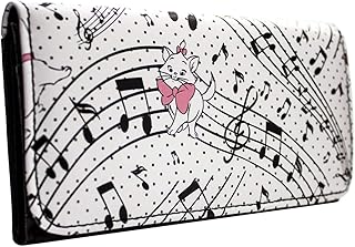 Aristocats Marie su note musicali Bianca Portafoglio