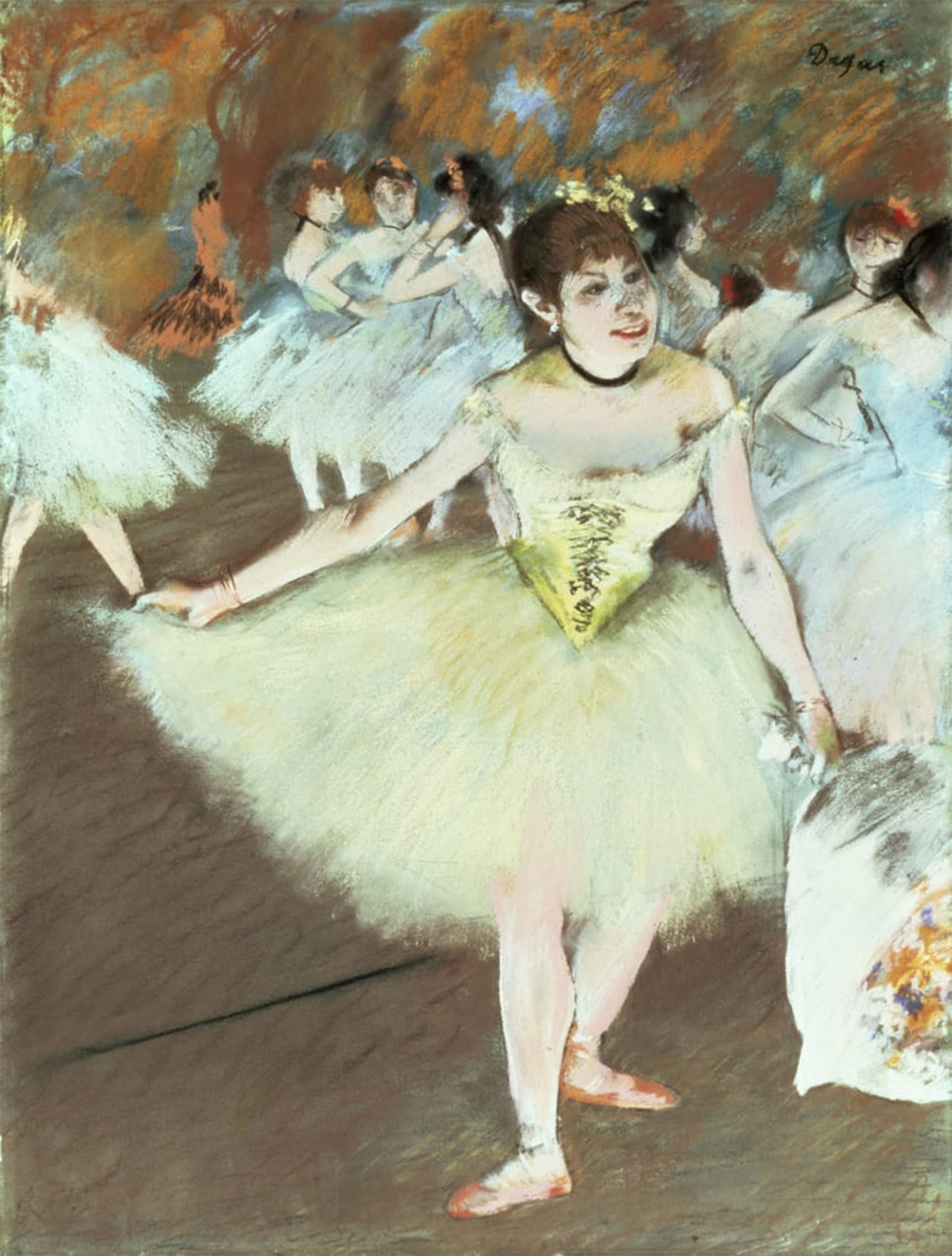 SERENDIPITP Vintage Wall Art Canvas Nordic Poster Canvas Print Picture on Stage by Edgar Degas Wall Art Poster for Home Decor 60x90cm