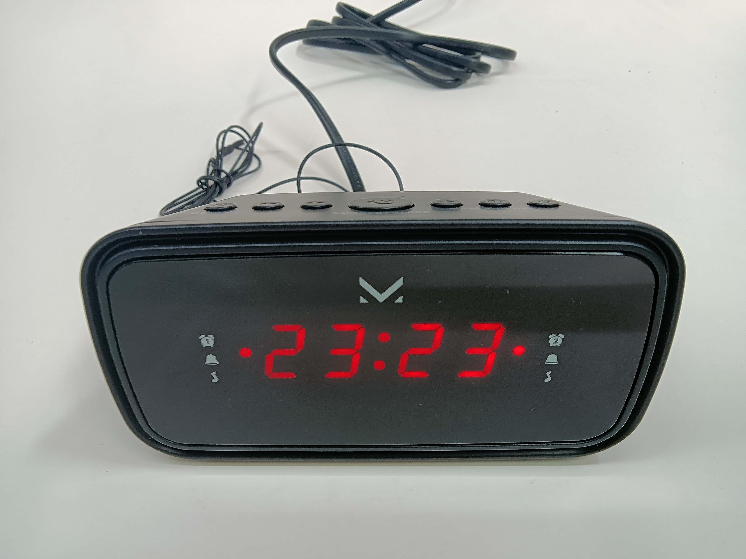 Majestic RS 166 Radiosveglia LED FM 230V 50Hz Nero