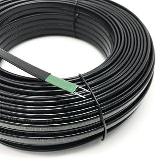 20W/m Low Temperature Self-regulating Heating Tape Snow Melting Drain Water Pipe Freeze Protection Heat Cable