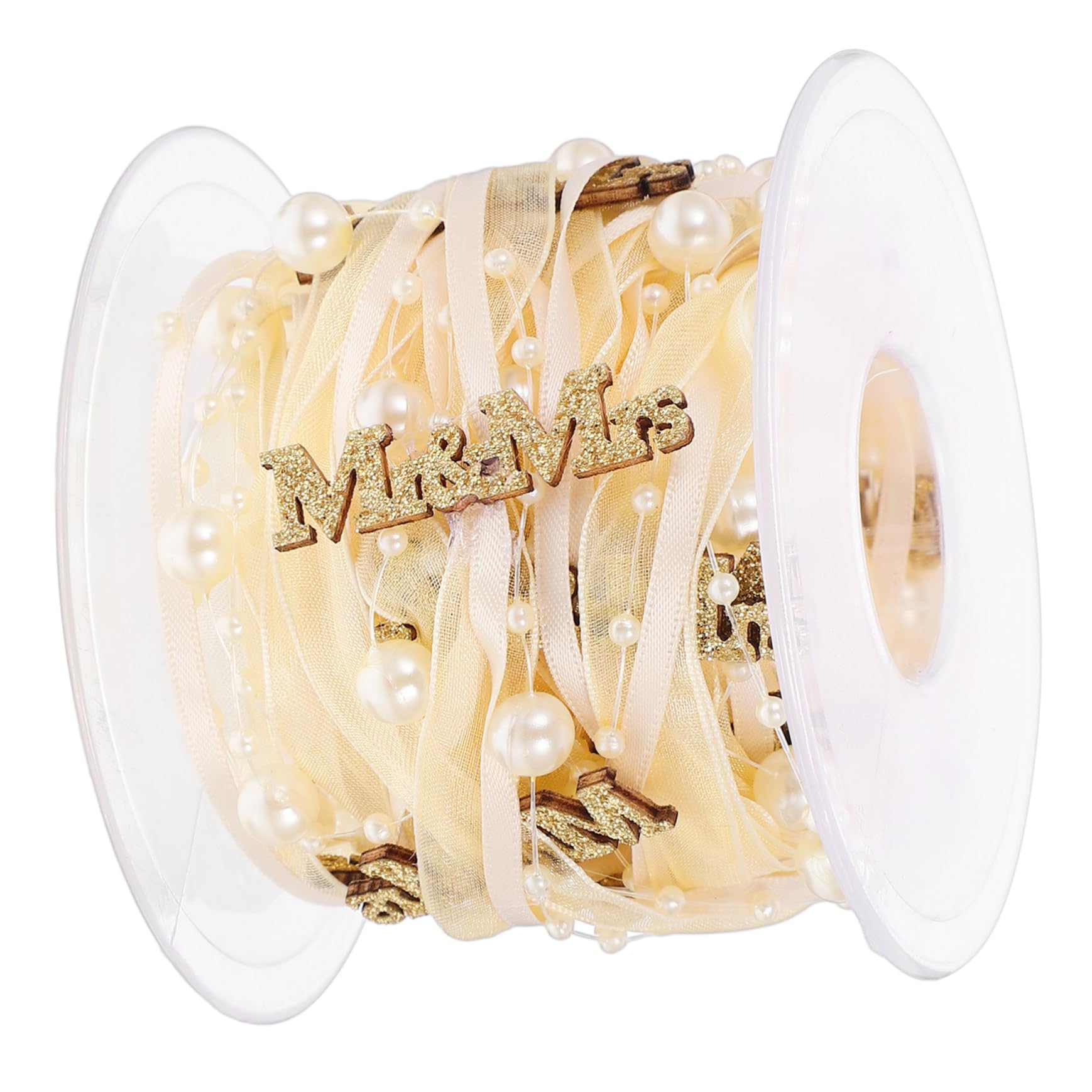 OSALADI 3 Rollen Hochzeitsdekorationsband Wickelband Dekorativ Dusche Bogen Satinbänder Wünschen Herstellung Hochzeitsdekor Burgund Hochzeitsdekorationen Bänder Party Groß Golden Polyester
