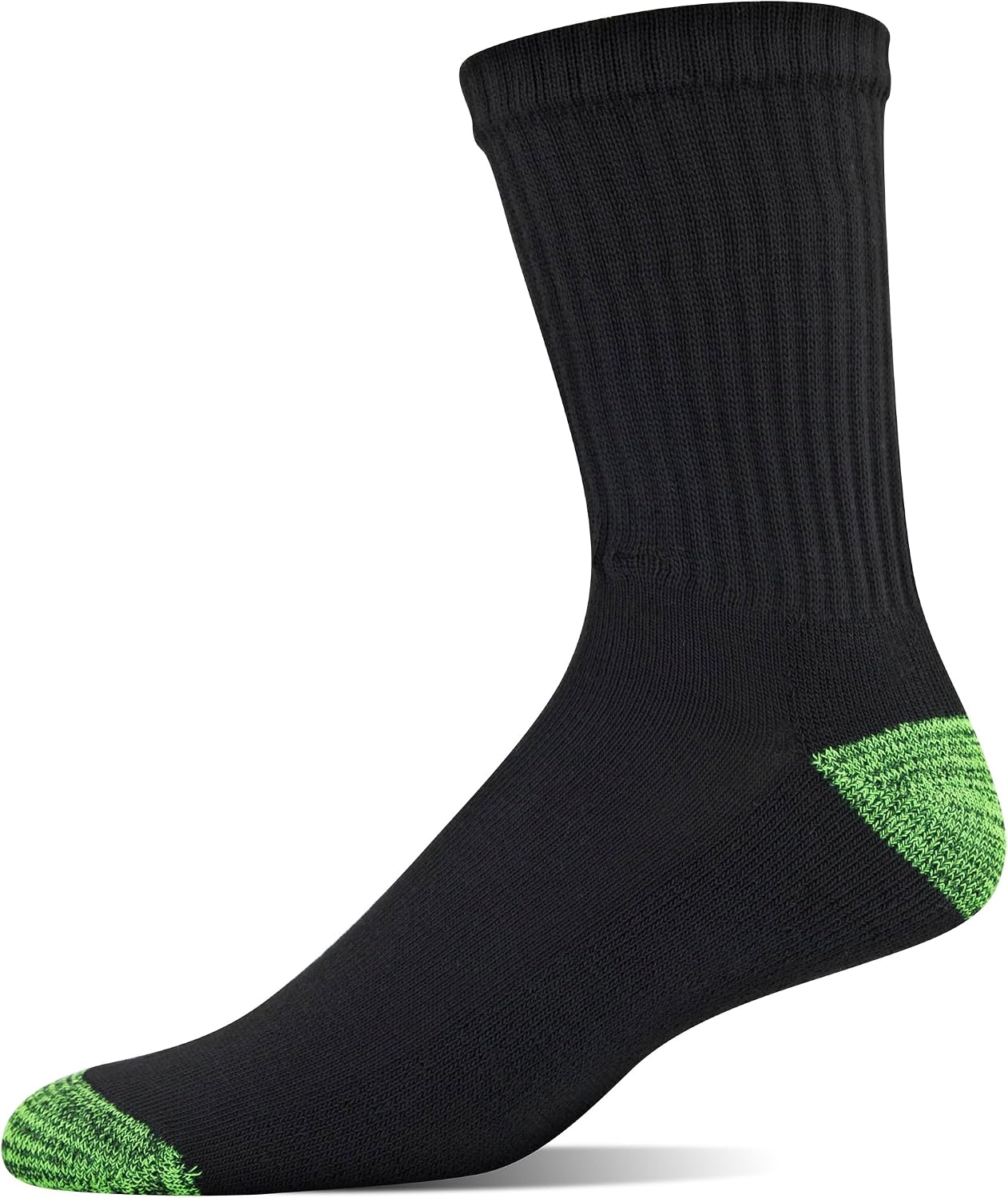 Gildan Men's Polyester Half Cushion Mid-Crew Socks, 12-pack image 3