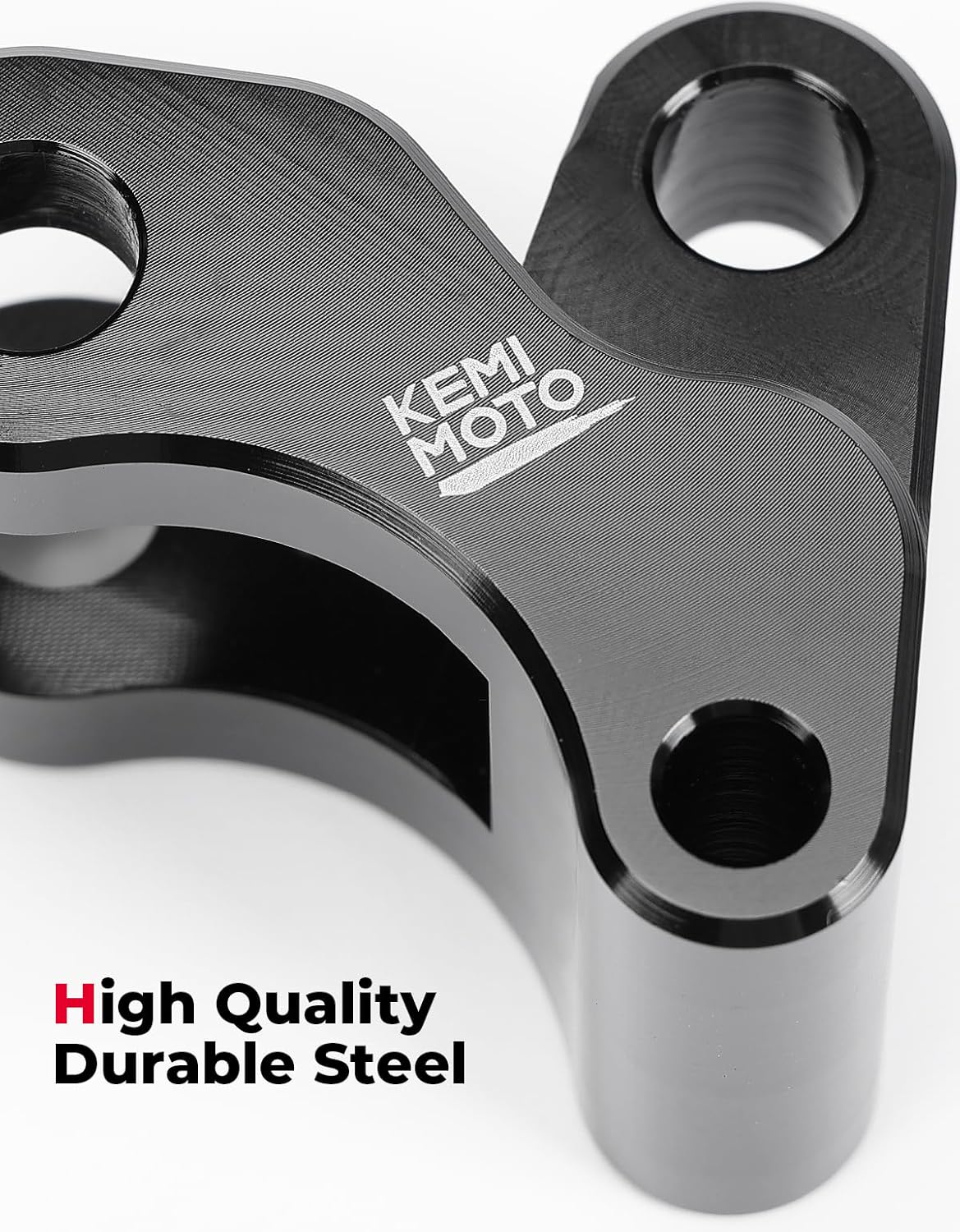 KEMIMOTO Motorcycle Rear Shocks Lowering Kit Compatible with Navi 2022 2023 2024 2025 2026Aluminum Navi 2022+ Lowering Link Kit - 1'',Black