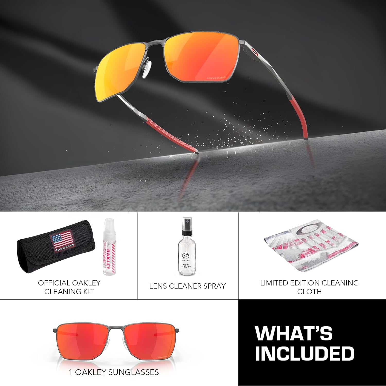 Oakley EJECTOR OO4142 Rectangle Shape Sunglasses With Official Eyewear Kit