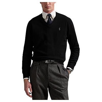 Polo Ralph Lauren Washable Wool V Neck Sweater Men