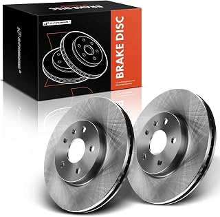 A-Premium 12.64 inch (321mm) Front Vented Disc Brake Rotors, 2-Pack