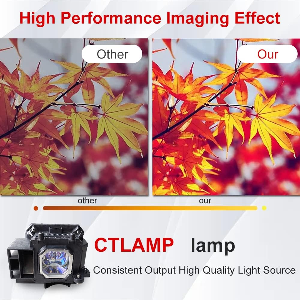 A+ Quality NP16LP Replacement Projector Lamp Bulb with Housing Compatible with NEC M260WS M300W M300XS M350X M311W M361X M300WG NP-P350X M300XSG