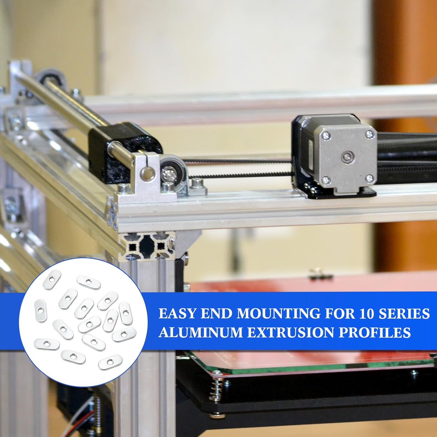 200 Pcs M6 x 1.0 Centered Slide-in T-Nuts for 10 Series T-Slot Aluminum Extrusion Zinc Plated Carbon Steel T-Track Nuts for CNC Machine, 3D Printer, Workbench Accessories