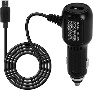 Car Charger Adapter USB-C for A12 Dash cam, Vehicle Power Cable Cord for Replacement