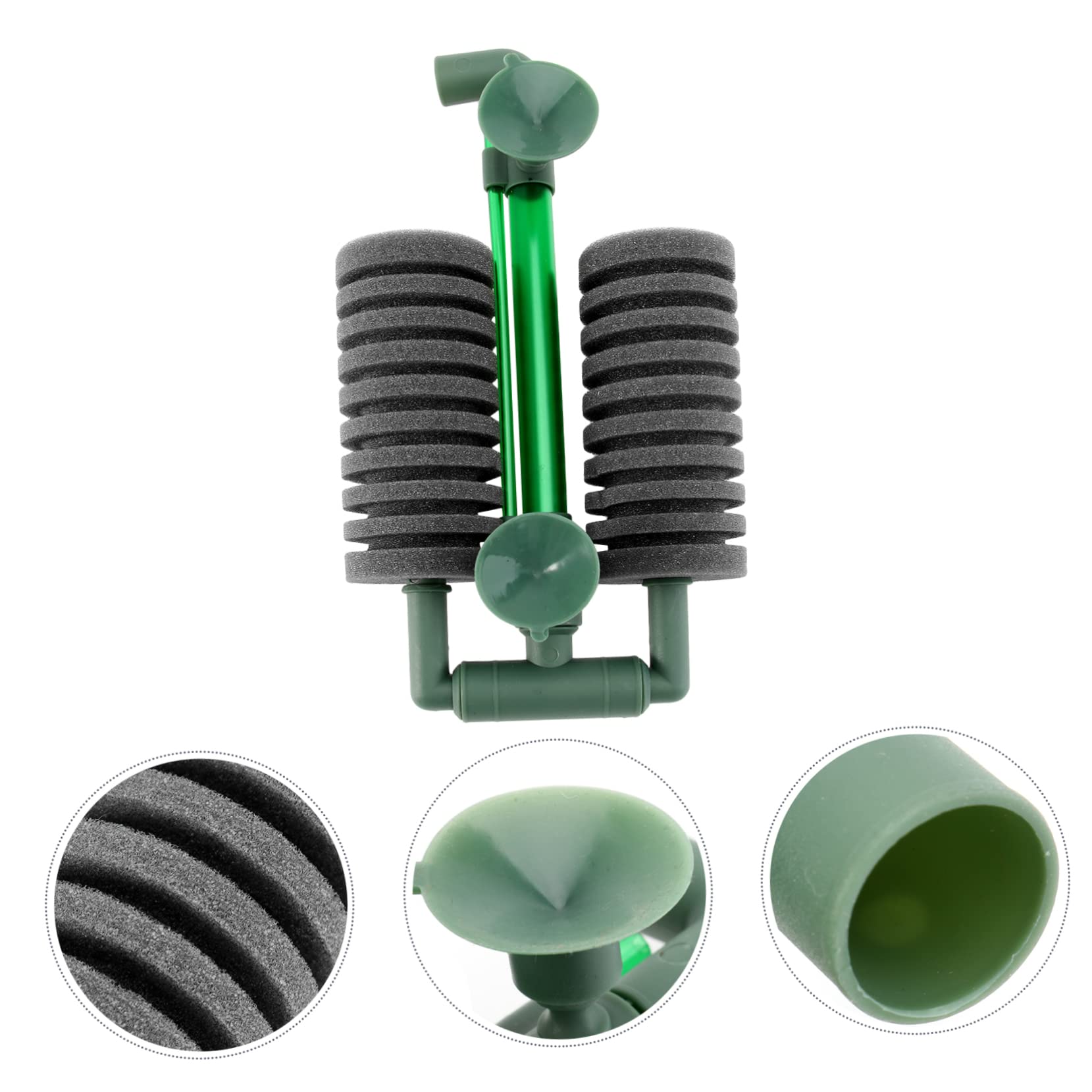 BESPORTBLE 3stücke Aquarium Filter Praktischer Schwammfilter Für Fischtanks Biochemischer Wasserfilter Mit Großem Luftvolumen Teleskopisch Niedriggeräuschbetrieb Funktion Für Optimale