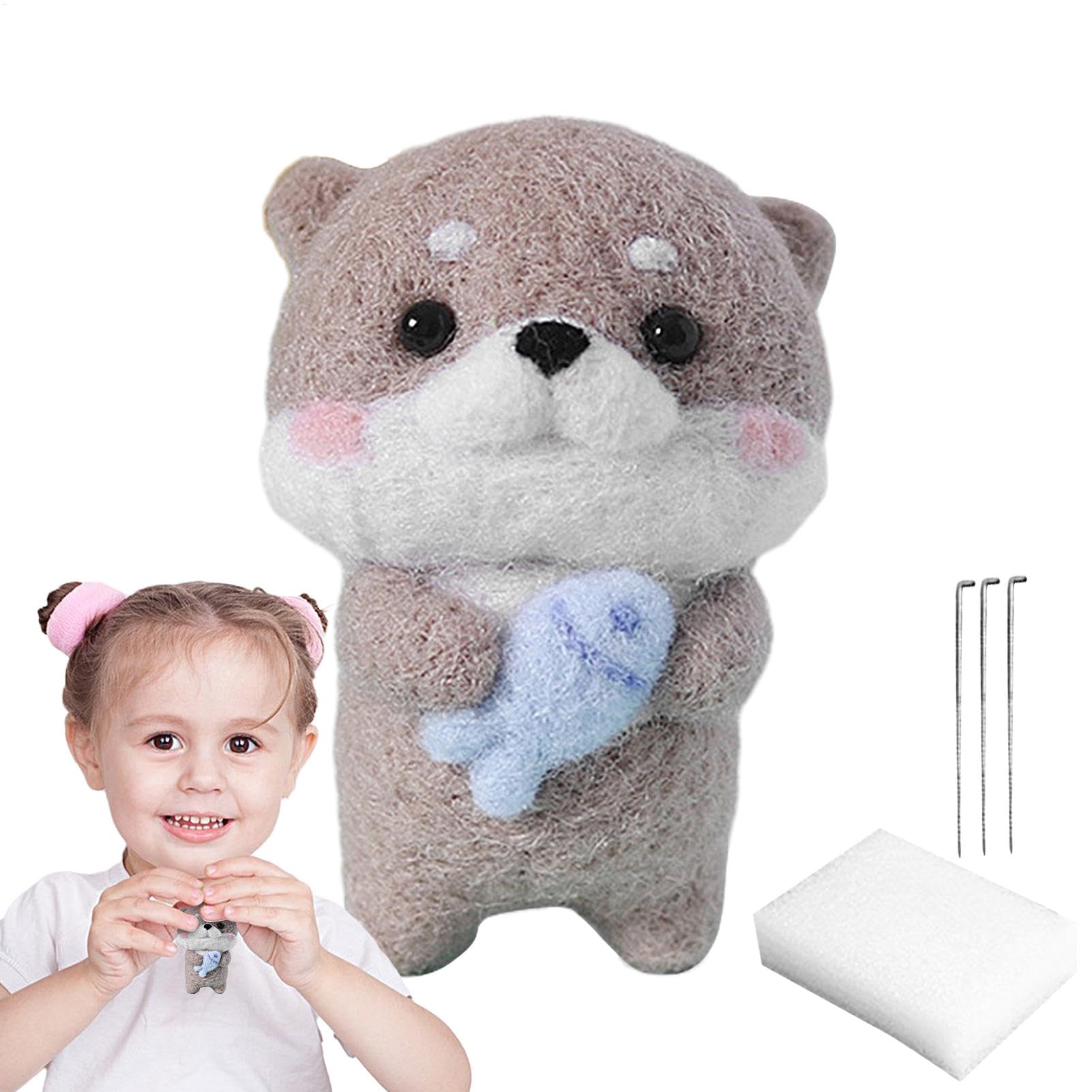 Felting Needle Kit, Complete Needle Felting Tools Needle Felting Kit, Capybara Needle Felting Set, Felt Craft Tools, Instructions And Other Tools For Craft Animal, Instructions Adults Beginner Supplie