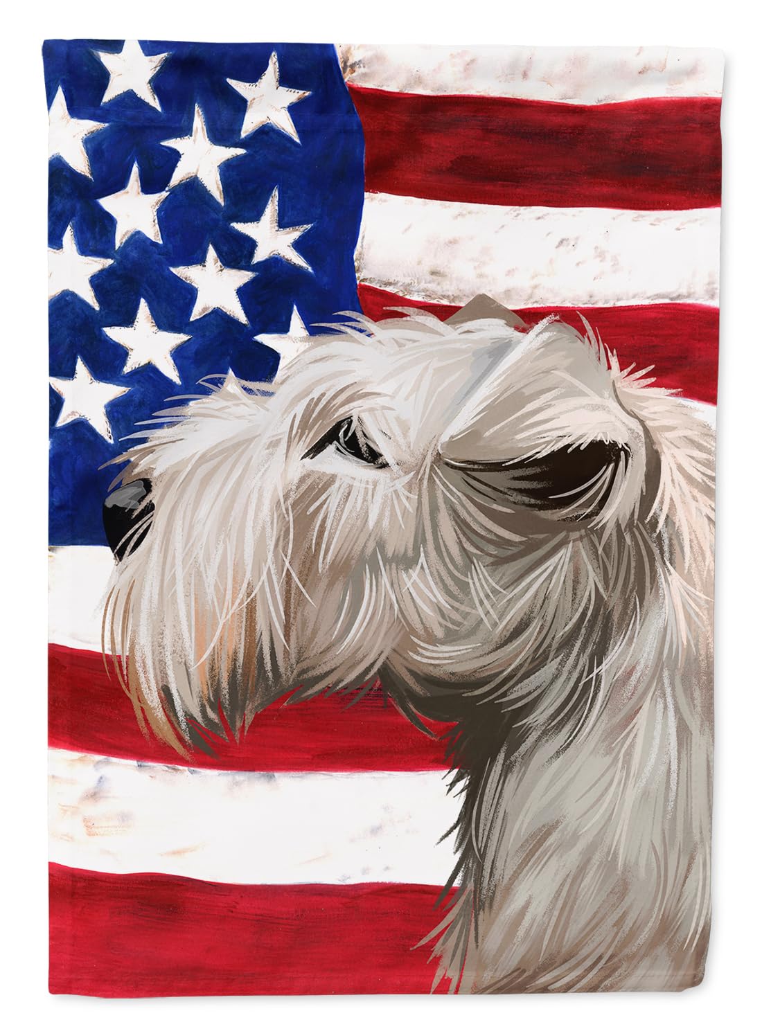 Drapeau Lakeland Terrier American Flag en toile multicolore pour maison