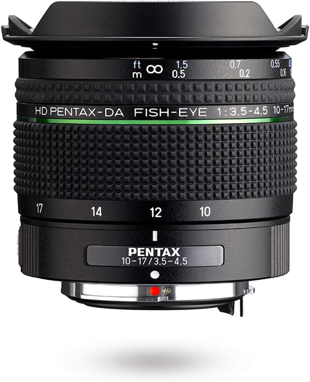 HD-DA Fish-Eye 10-17mm F3.5-4.5 ED Ultra Wide Angle Zoom Lens Compact & Lightweight Diagonal fisheye Lens for K-1 II,K-70, KP & PENTAX DSLR Cameras, Black, 23130