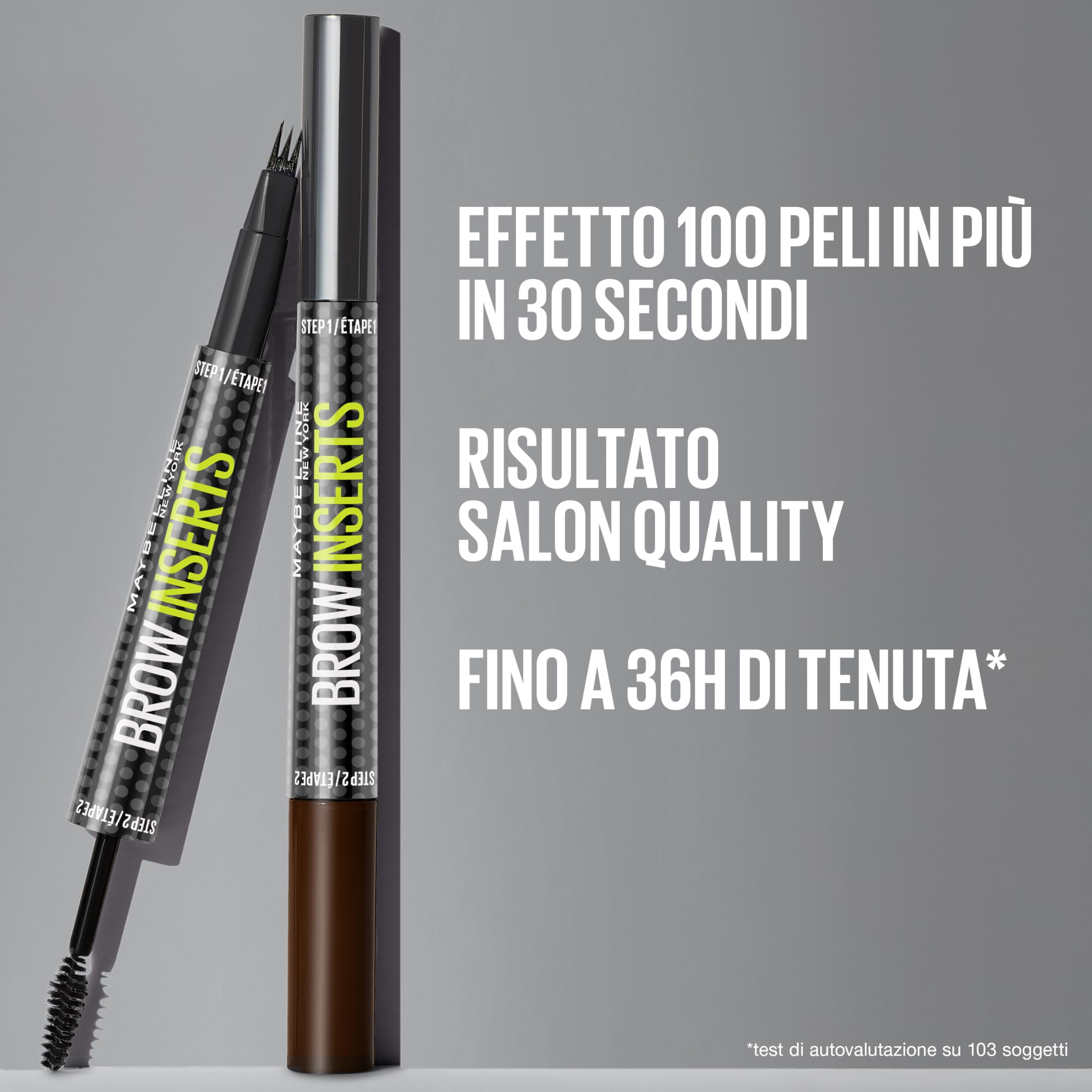 Maybelline New York BROW INSERTS ASH BROWN 4.5