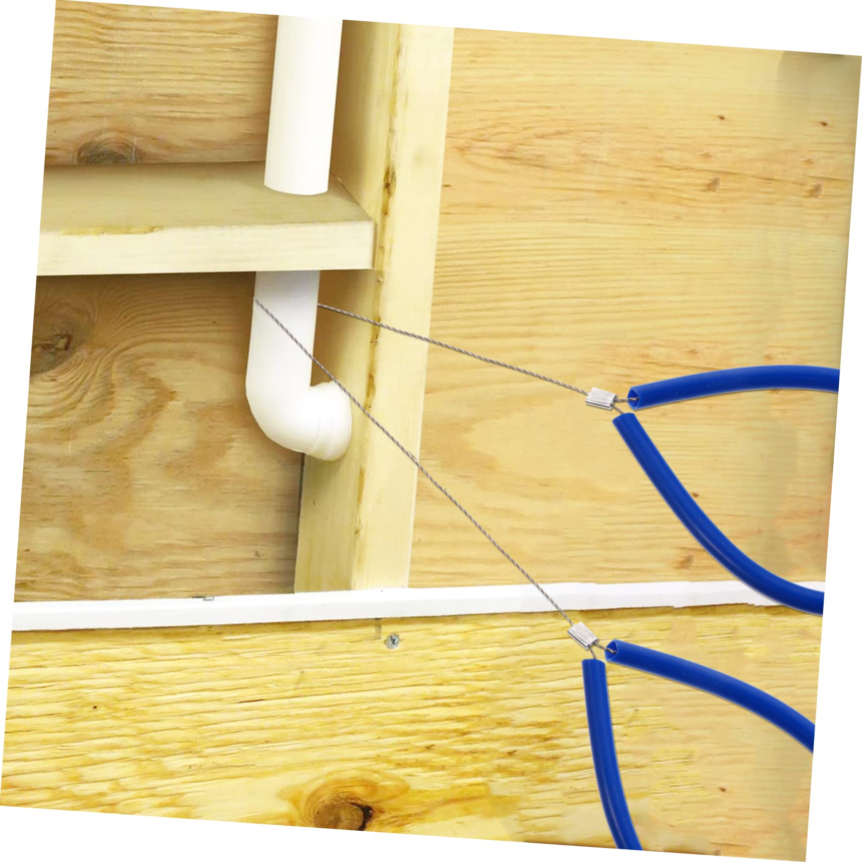 GANAZONO Stainless Steel Pipe Saw Comfortable Pvc Handle 2pcs Emergency Survival Wire Saws for Outdoor