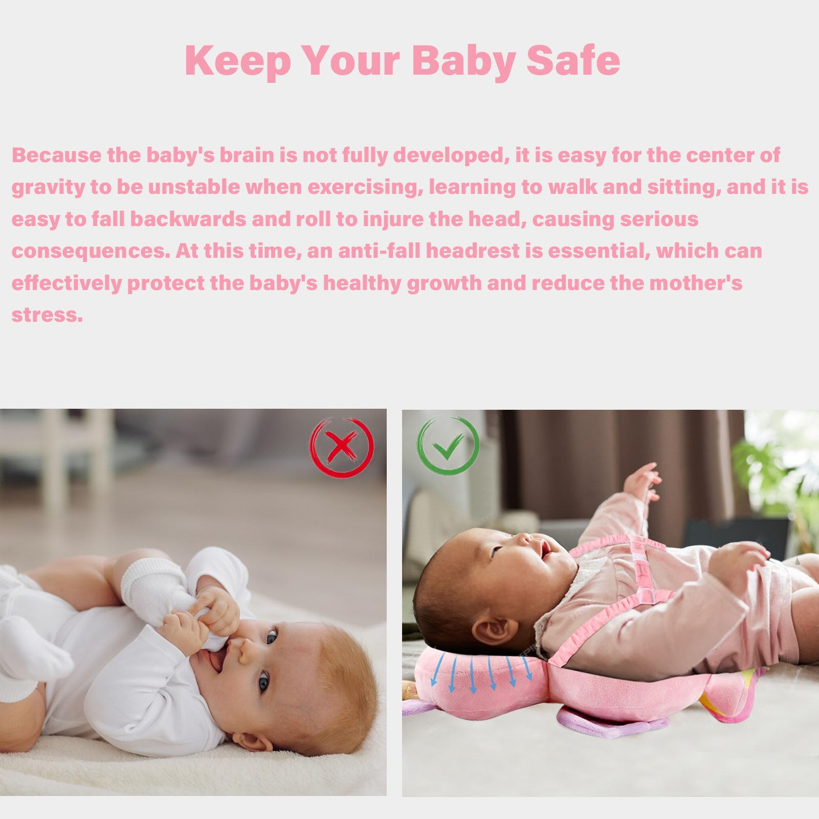 Zaino Protettivo Per Testa Bambino - Con Imbottitura In Cotone, Design Animale, Traspirante E Regolabile - Foto 11