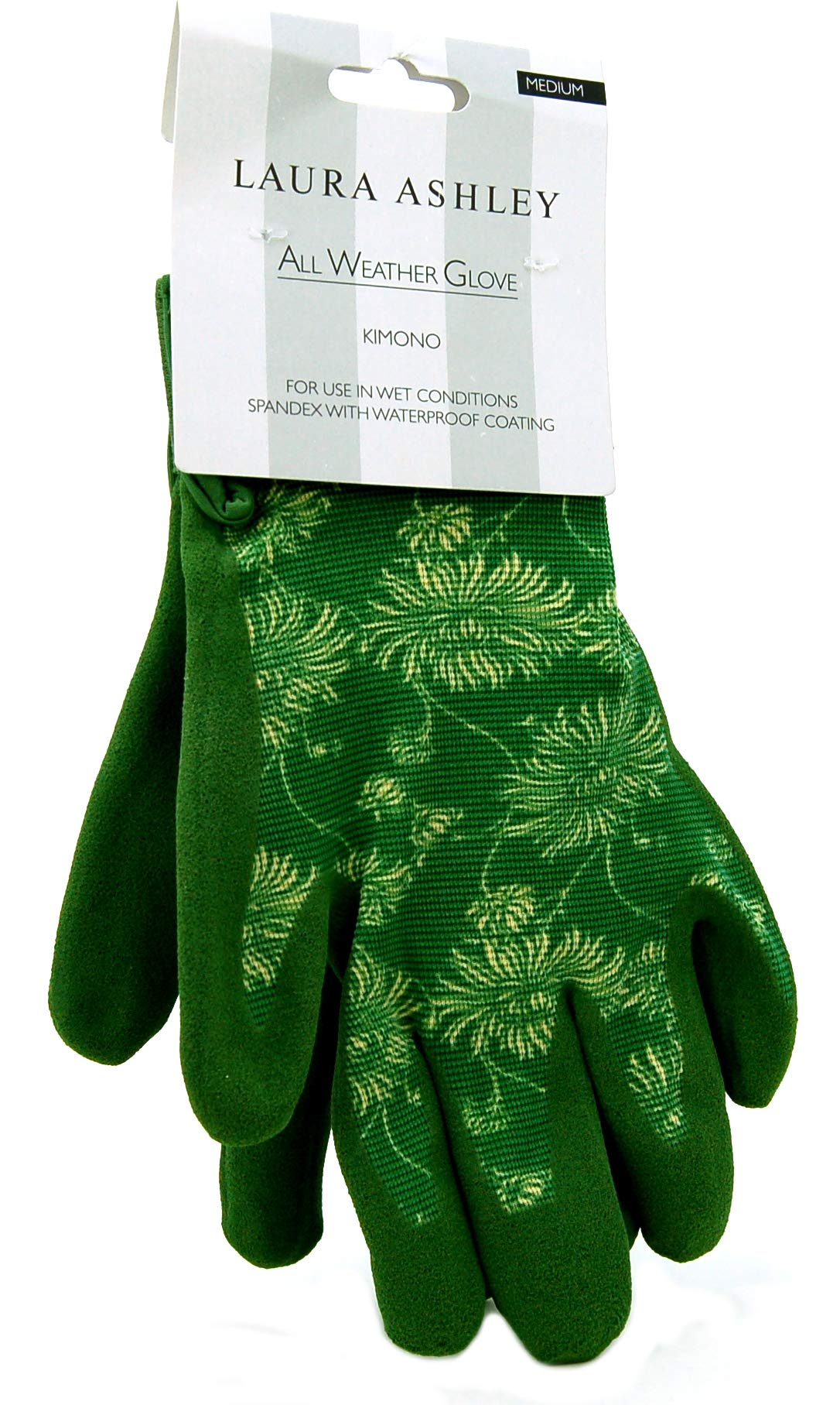 Laura Ashley Womens All Weather Garden Glove Kimono in Green