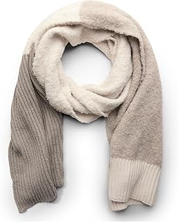 Street One Women's 5706445 Textured Mix Scarf, Soft Sand Mel, Regular