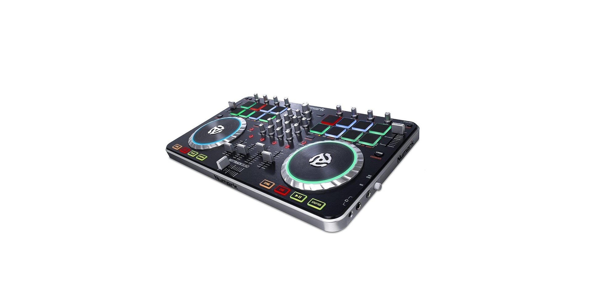 Amazon.com: Numark Mixtrack Quad Four Deck USB DJ Controller