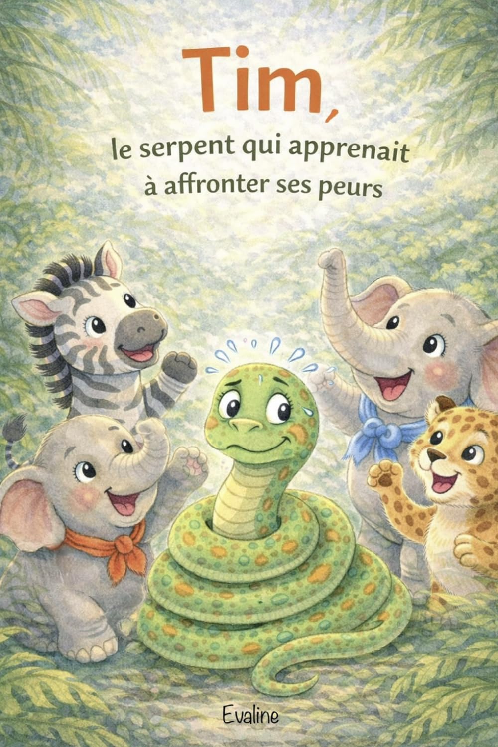 Tim, le serpent qui apprenait à affronter ses peurs (Les amis de la jungle)