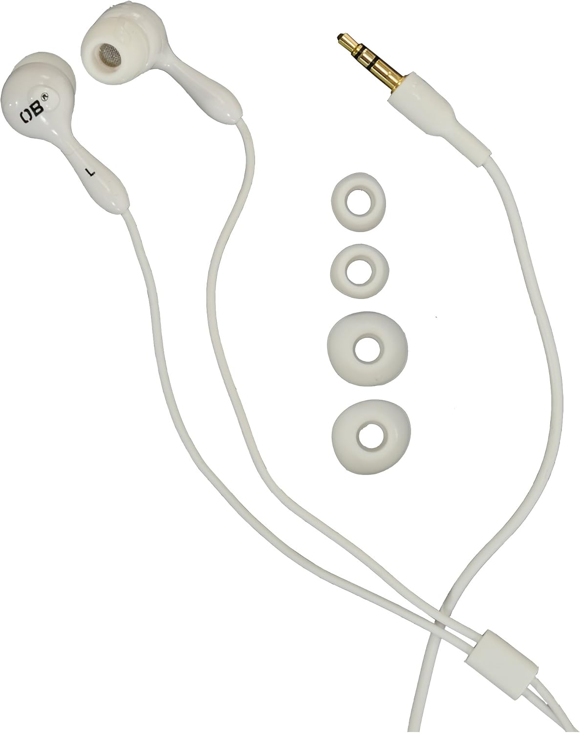 Overboard OB1038WHT Waterproof Earphones, White