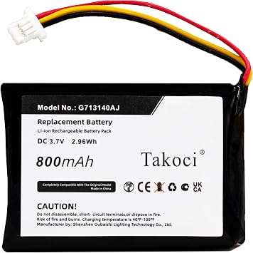 FX Replacement Battery Compatible with F-lir FXV101 FXV101-WV1 G713140AJ Home Security Camera 3.7V/800mAh