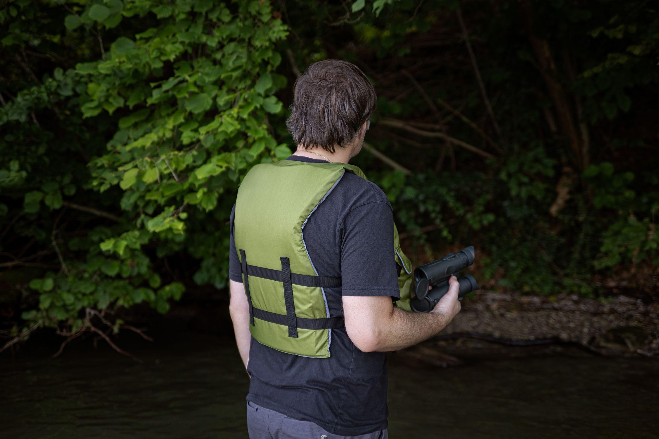 MESLE Schwimmweste Erwachsene Fisherman mit Taschen, 50N Schwimmhilfe für Herren & Damen, Angler Weste für Boot, Auftriebsweste & Prallschutzweste für Sup, Kajak