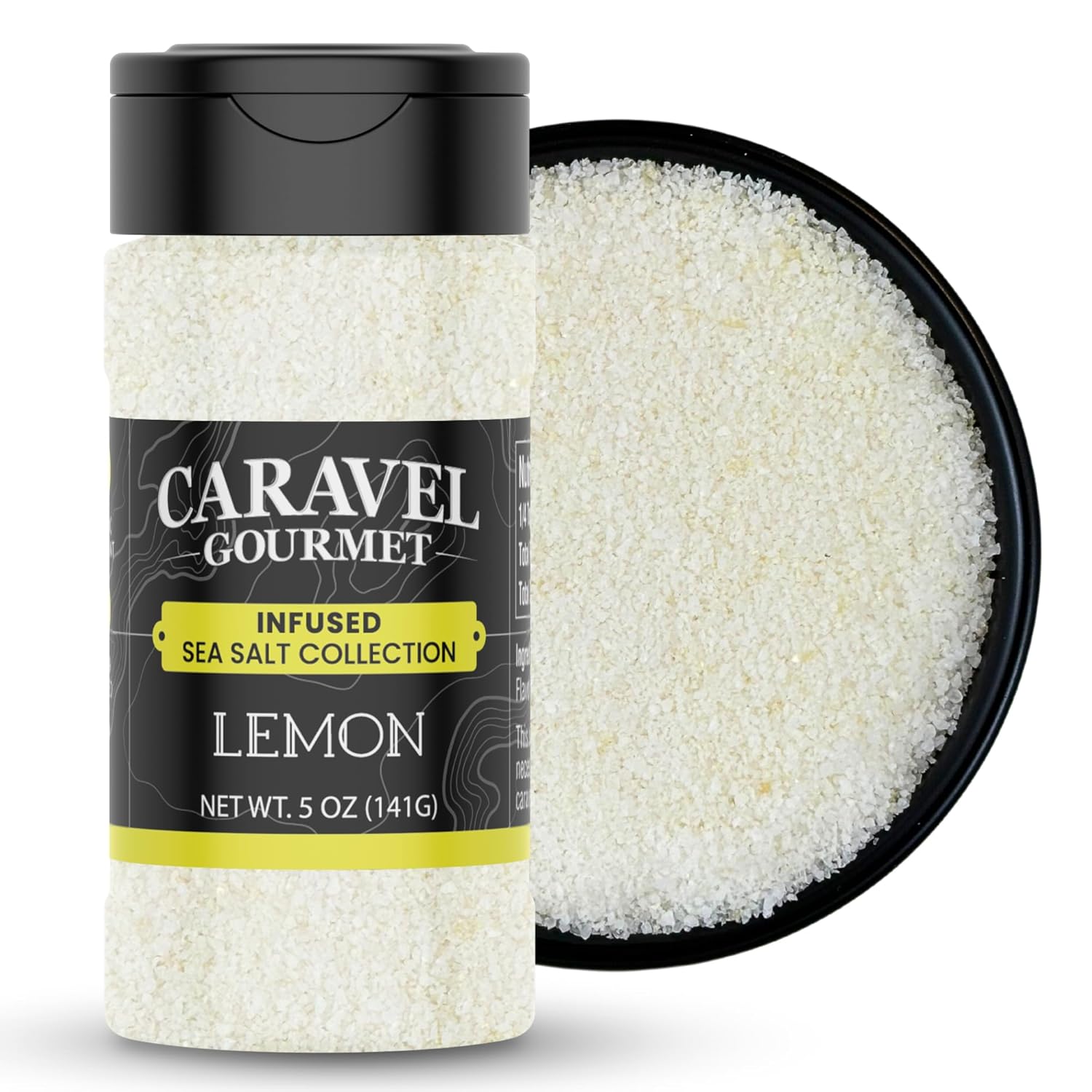 Sal con Limón para Asar y Cocinar - 5 oz por Caravel Gourmet
