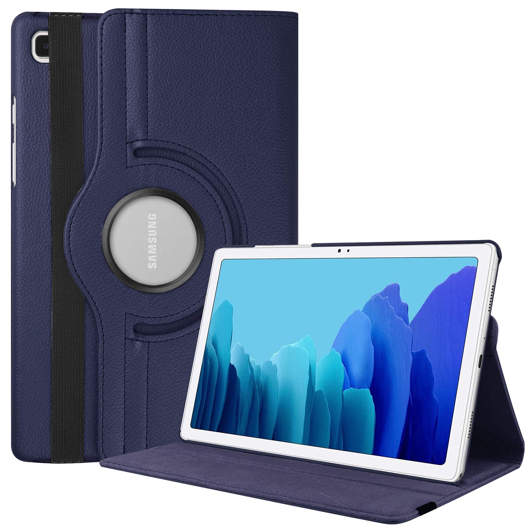 Casodon Flip Case for Samsung Galaxy Tab A7 2020 10.4 inch, 360 Rotate Flip Case Cover - Blue (B09B48WQFD) Amazon Price History, Amazon Price Tracker