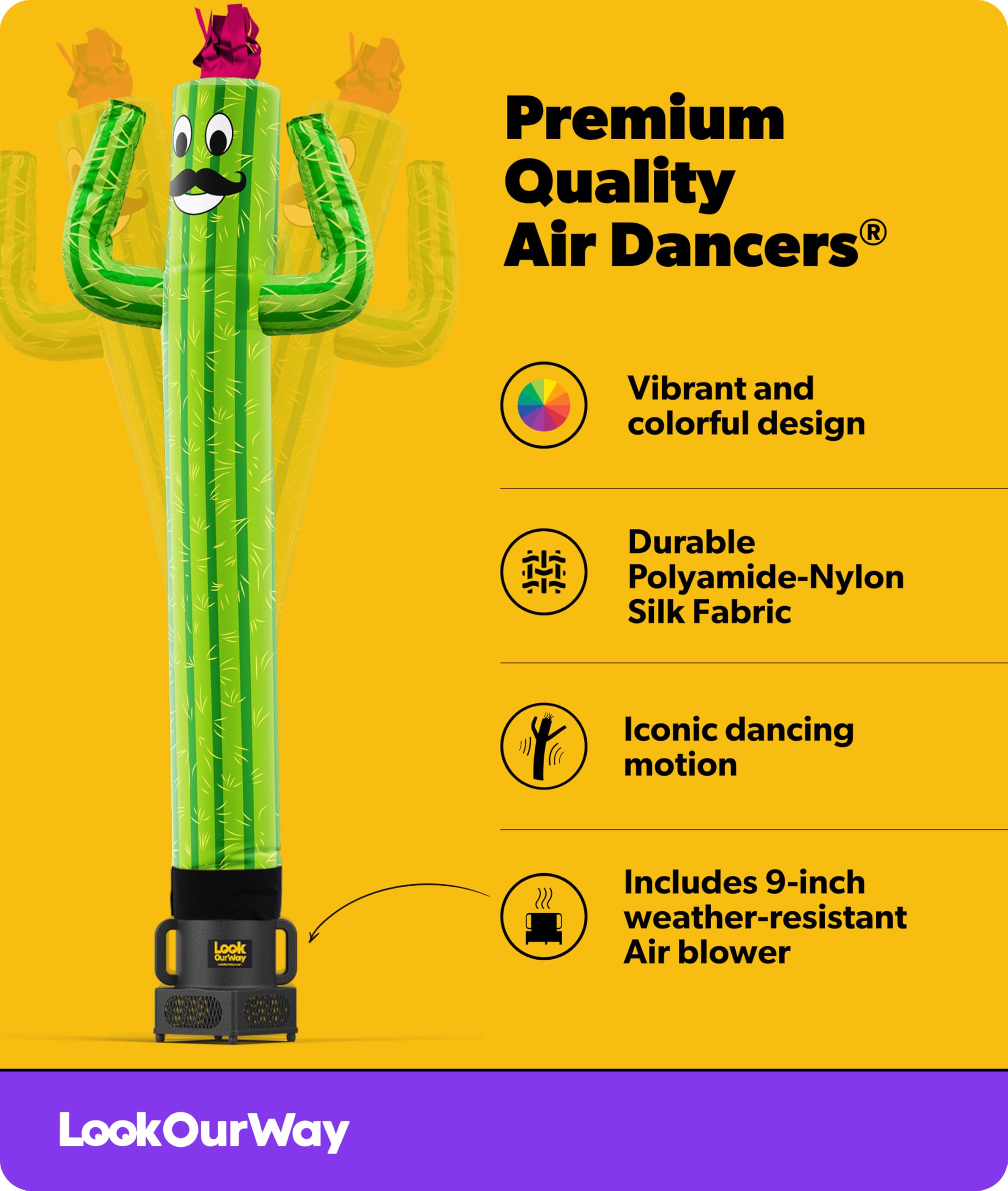 Amazon.com : LookOurWay Air Dancers Wacky Waving Inflatable Tube