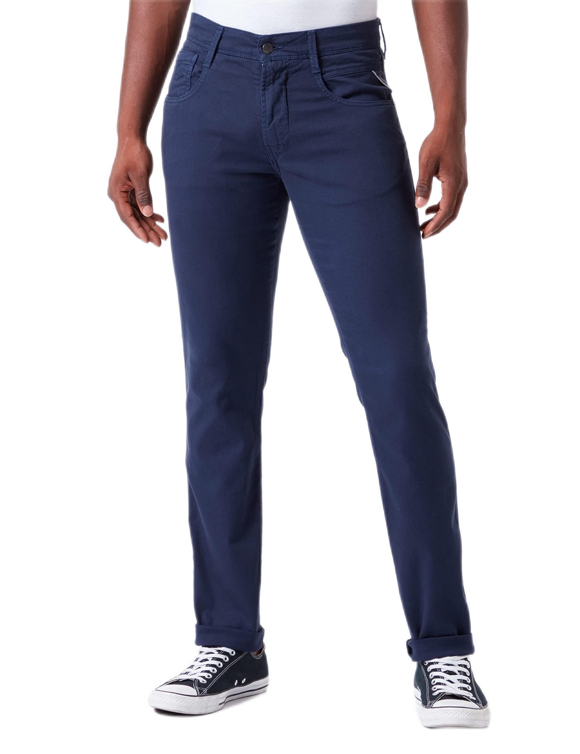 Replay Herren Anbass X-lite Jeans, 085 Blue, 27W / 32L EU