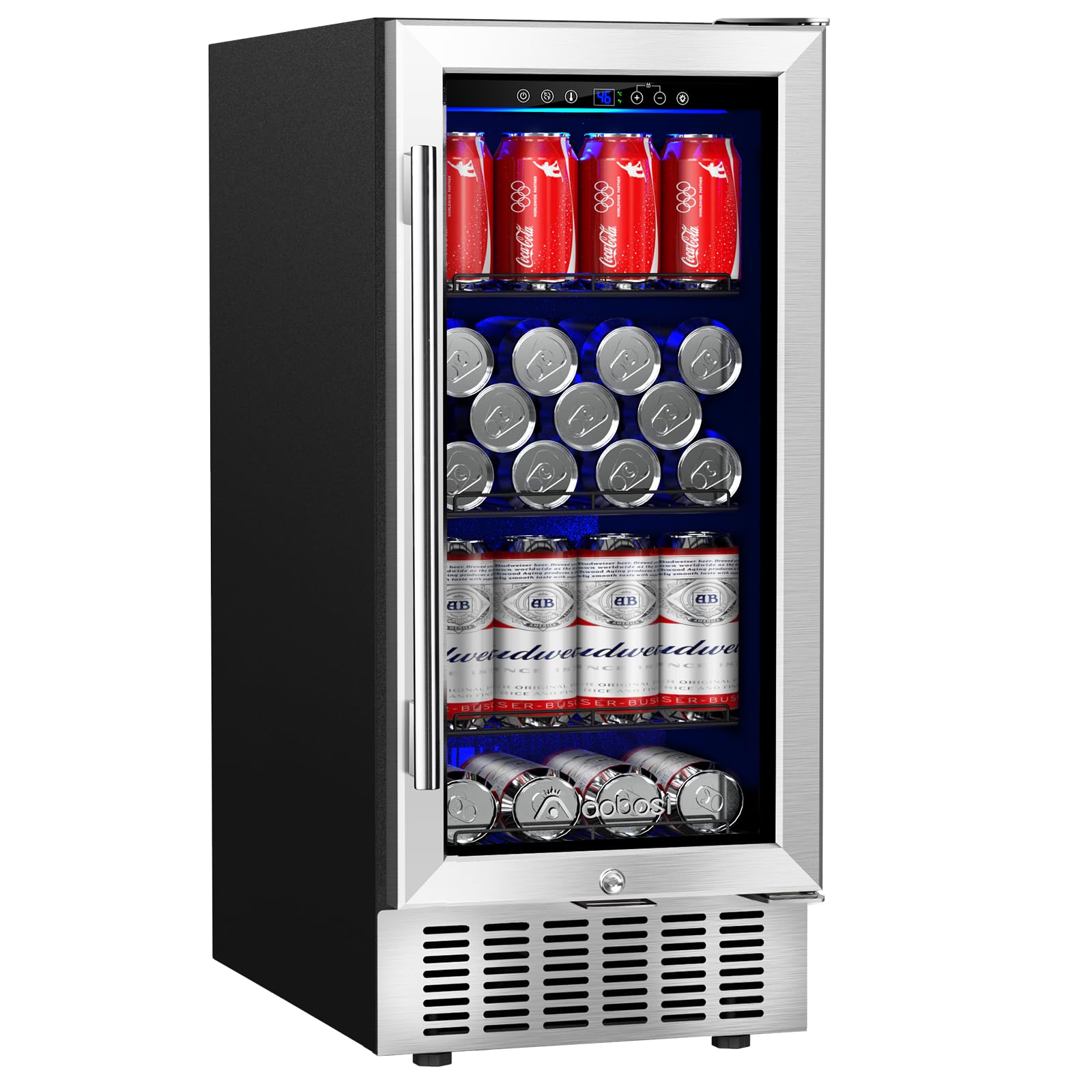 AAOBOSI Beverage Cooler 15 Inch