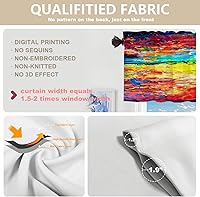 Vista 211 de Cenefas de cocina modernas con patrón de cobre marrón dorado para ventanas, cenefas opacas abstractas de marcas de arañazos y cortinas opacas