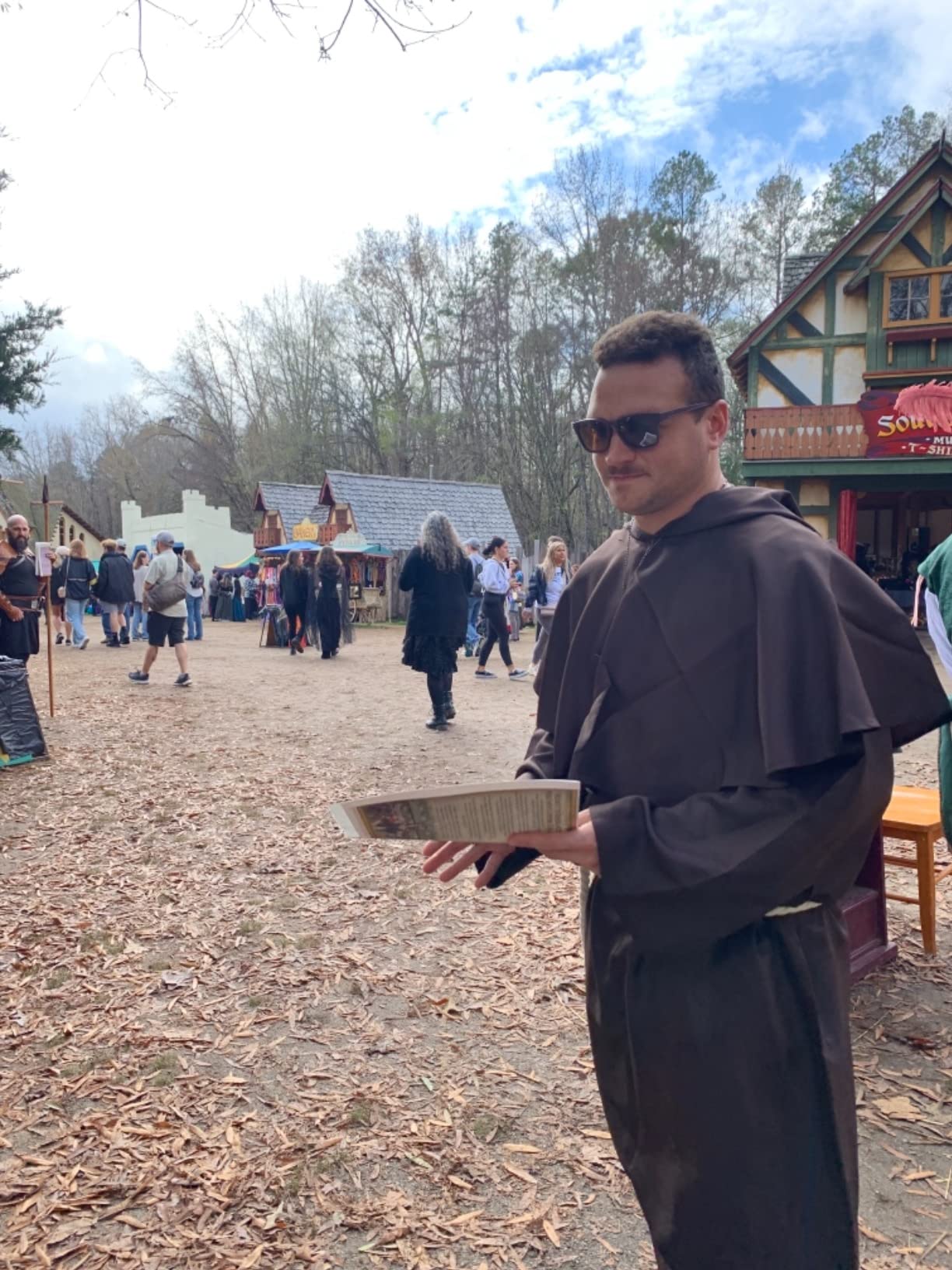 $7/mo - Finance GOLDSTITCH Friar Medieval Hooded Monk Renaissance ...