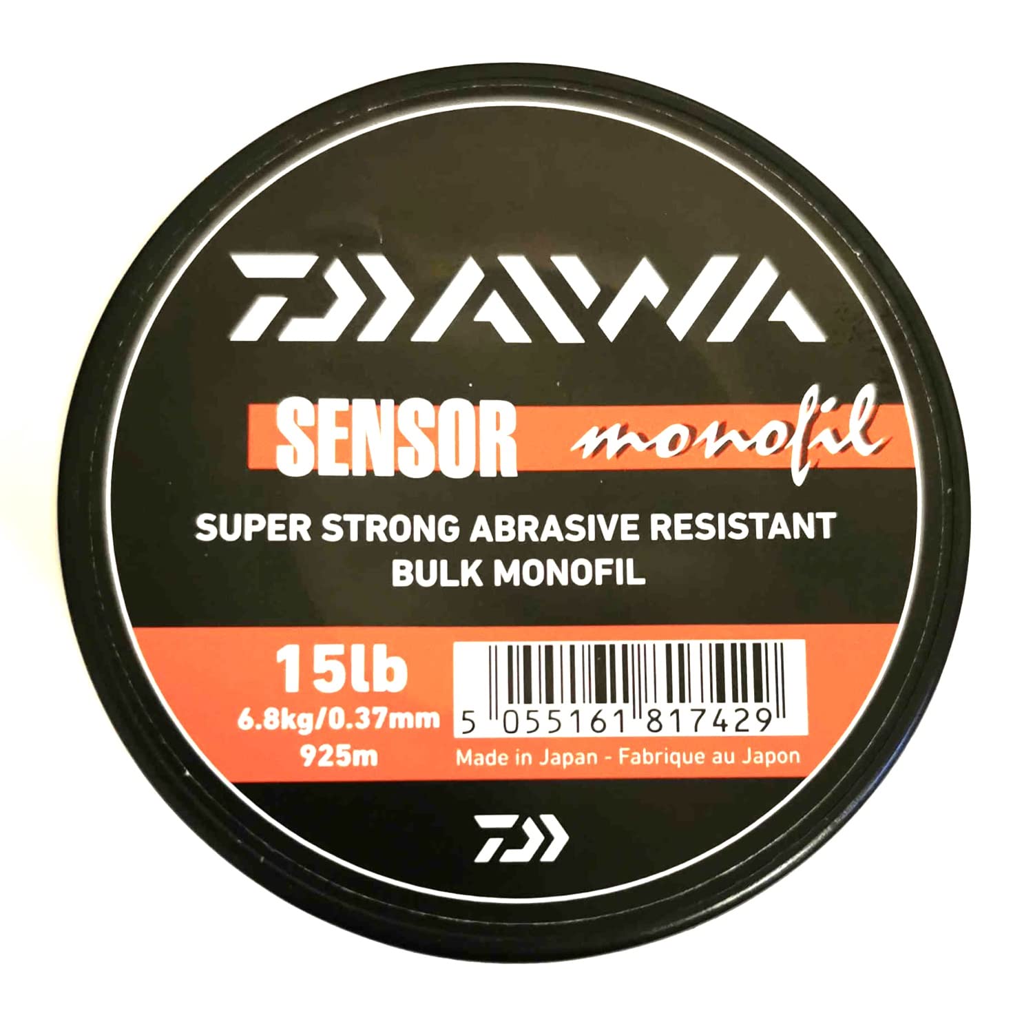 DAIWA SENSOR BULK SPOOL COLOR - BROWN BREAKING STRAIN - 15lb