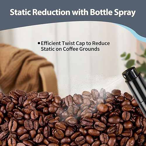 Miniatura 7 de Taza dosificadora de café, taza dosificadora de grano de café y botella de spray de 0.3 fl oz, accesorios de barra, recipiente dosificador de