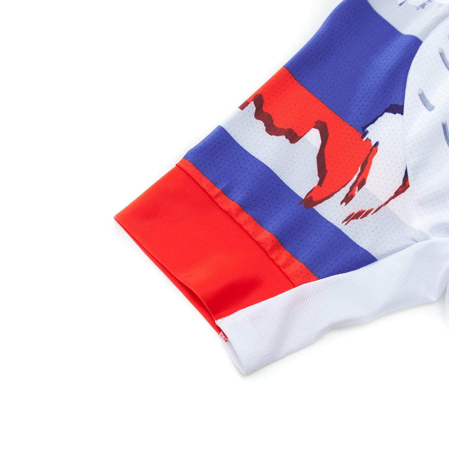 Męska koszulka rowerowa UK Niemcy Hiszpania Francja Koszulka rowerowa szybkoschnąca topy S-3XL, Rosja, XL