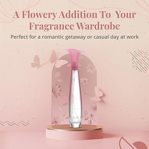 Miniatura 4 de Regal Fragrances Flower Bottle - Perfume para mujer, inspirado en el aroma del cristal brillante de Versace, aromas florales frescos clásicos de