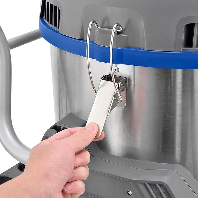 Aspiradora HEPA Industrial Tambor 21 gal 1400W 120V miniatura 8